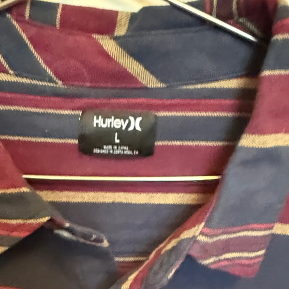 Hurley Men's Portland organic flannel armored navy - Picture 3 of 4